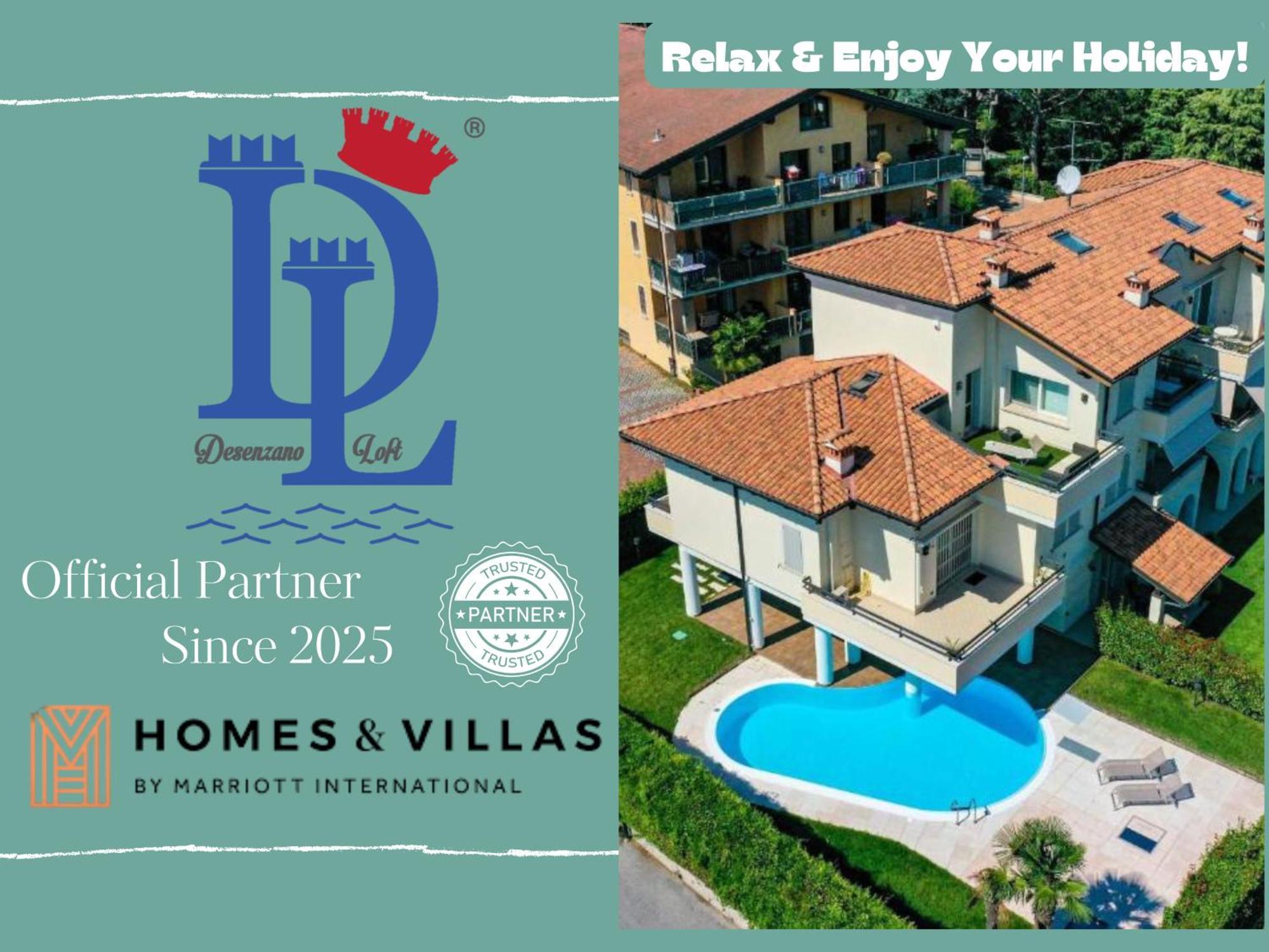 Desenzanoloft Official Partner Marriott Homes & Villas - Bea House, Sirmione With Private Garden And Share Pool エクステリア 写真