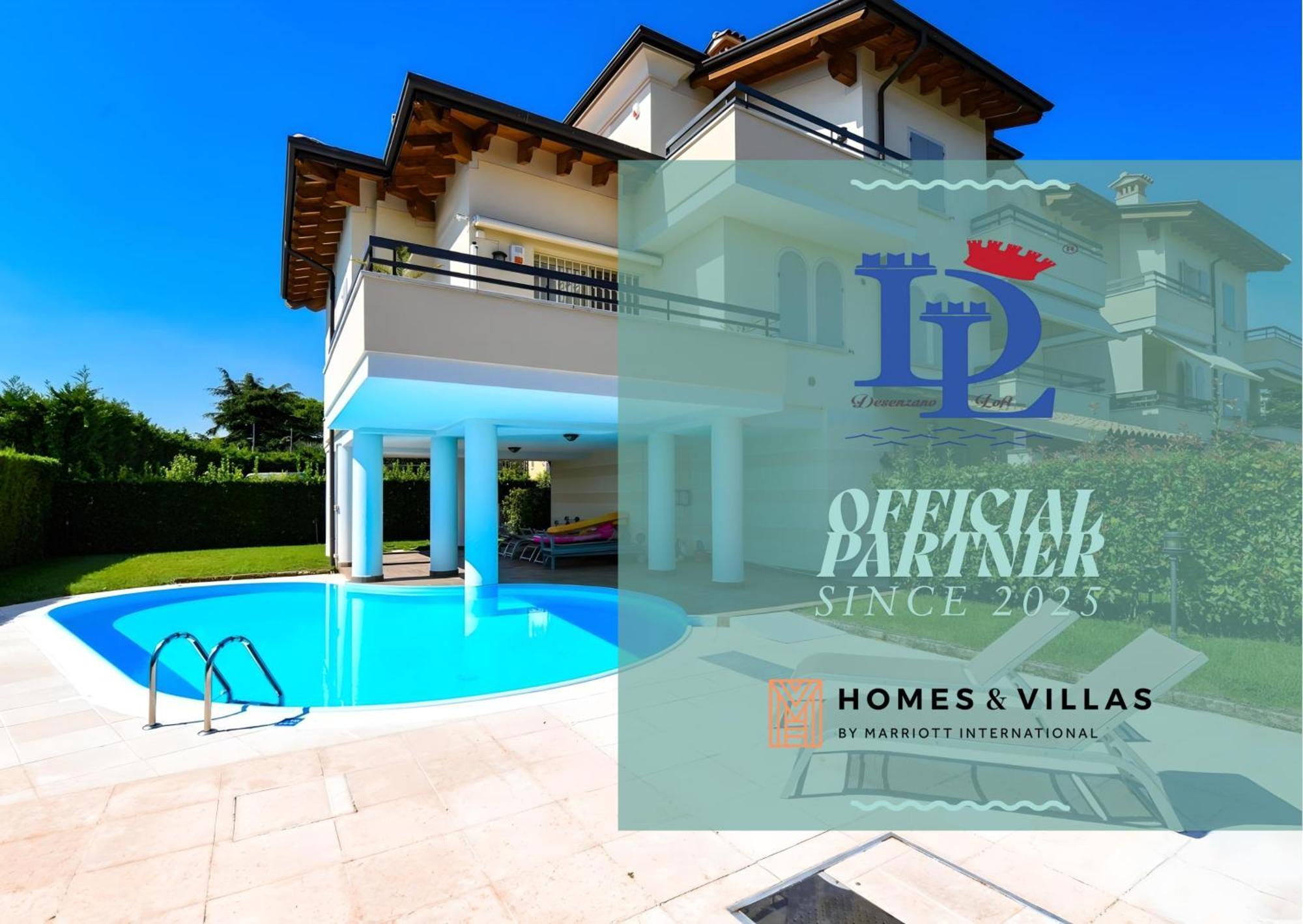 Desenzanoloft Official Partner Marriott Homes & Villas - Bea House, Sirmione With Private Garden And Share Pool エクステリア 写真
